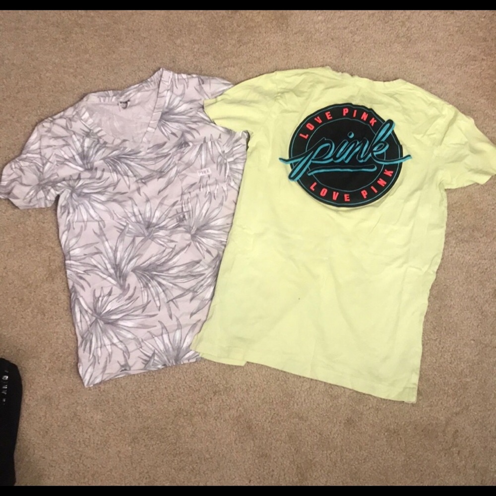 ( reserved) Victoria secret campus tee bundle xs